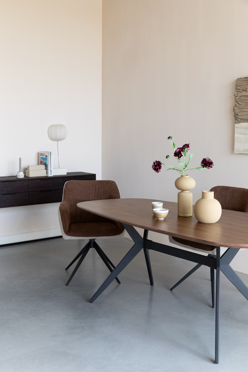 Modern Brown Dining Table | DF Chase | Oroatrade.com