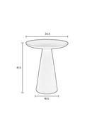 Modern Pedestal Side Table M | DF Ringar | Oroatrade.com