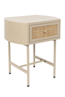 Beige Lacquered Side Table | DF Amaya | Oroatrade.com