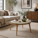 Round Oak Coffee Table | DF Haru