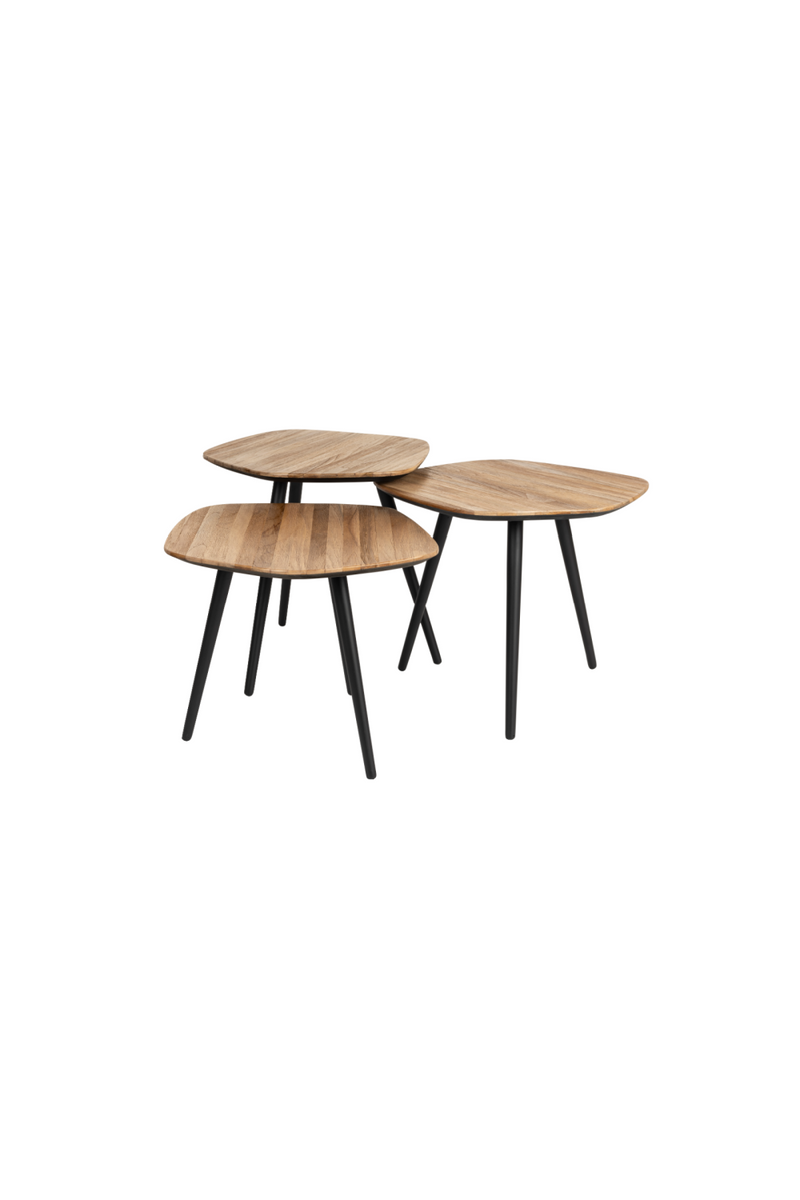 Teak Modern Coffee Table Set (3) | DF Cuties | Oroatrade.com