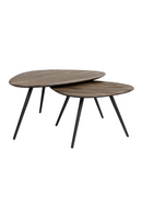 Teak Nesting Coffee Tables (2) | DF Pion | Oroatrade.com