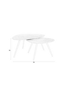 Teak Nesting Coffee Tables (2) | DF Pion