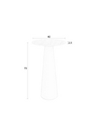 Ceramic Pedestal Side Table | DF Joya | Oroatrade.com