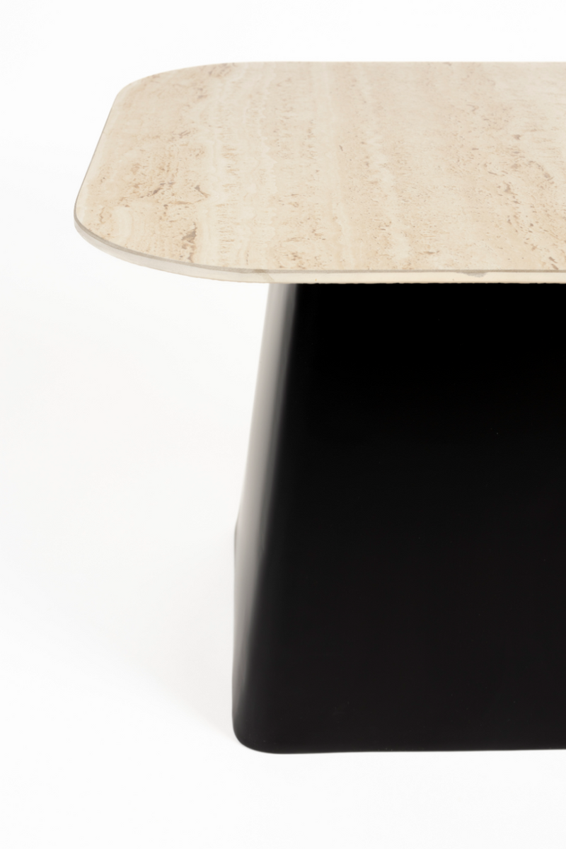Beige Ceramic Side Table Set (2) | DF Baru | Oroatrade.com