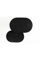 Black Mango Wood Side Tables (2) | DF Bela | Oroatrade.com