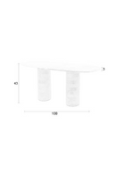 Marble Oval Coffee Table | DF Kouk | Oroatrade.com