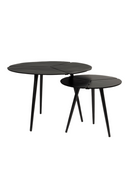 Black Aluminum Side Tables (2) | DF Kourdebour | Oroatrade.com