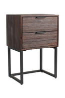Teak 2-Drawer Side Table | DF Webster | Oroatrade.com