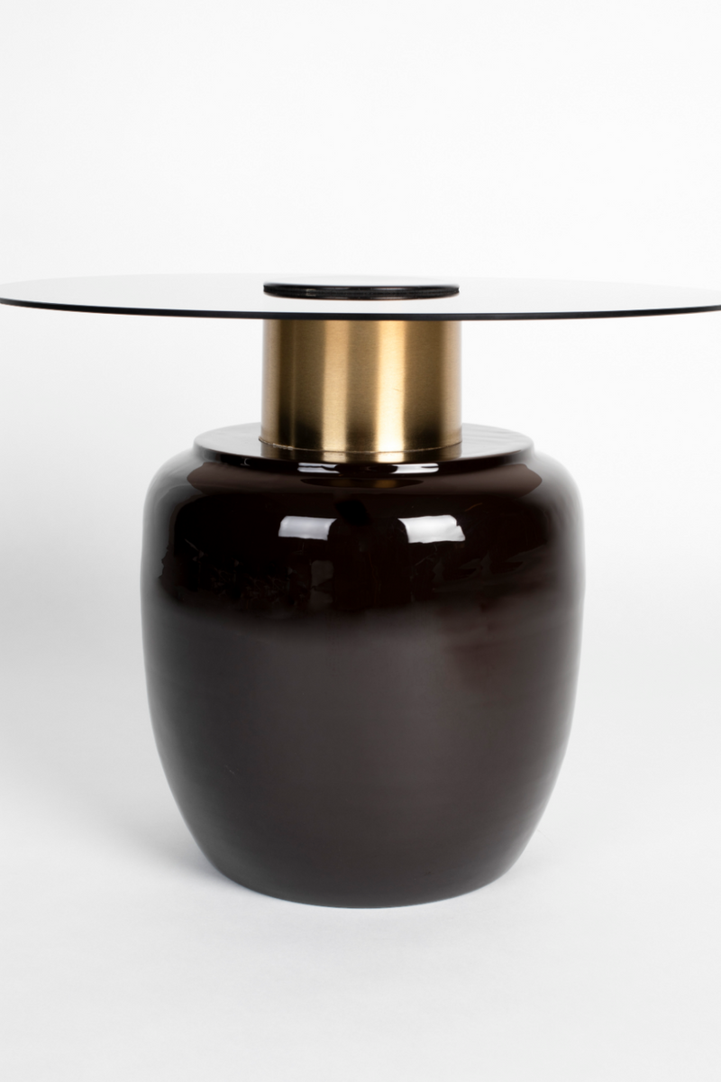 Glass Modern Side Table | DF Mohra | Oroatrade.com