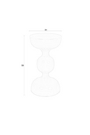 Modern Metal Side Table | DF Lars | Oroatrade.com