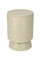 Beige Iron Side Table | DF Sven | Oroatrade.com