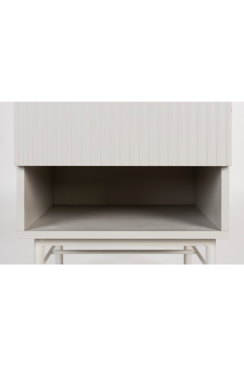 White Side Table/ Bed Stand | DF Cayo | Oroatrade.com