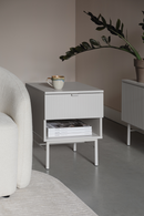 White Side Table/ Bed Stand | DF Cayo | Oroatrade.com