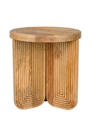 Carved Mango Wood Side Table | DF Maeze | Oroatrade.com