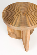 Carved Mango Wood Side Table | DF Maeze | Oroatrade.com