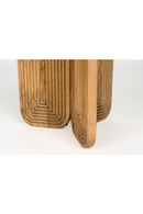 Carved Mango Wood Side Table | DF Maeze | Oroatrade.com