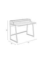 Black Wooden Desk | DF Giorgio | Oroatrade.com