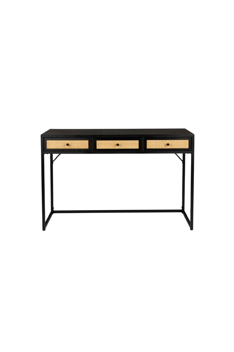 Modern Black Wood Console Table | DF Guuji | Oroatrade.com