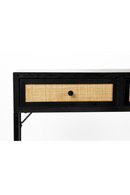 Modern Black Wood Console Table | DF Guuji | Oroatrade.com