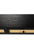 Modern Black Wood Console Table | DF Guuji | Oroatrade.com