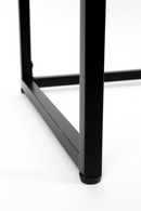 Modern Black Wood Console Table | DF Guuji | Oroatrade.com