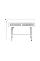 Beige Console Table With Drawers | DF Amaya | Oroatrade.com