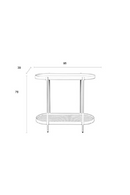 Beige Wooden Console Table | DF Amaya | Oroatrade.com