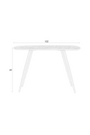 Brown Teak Console Table | DF Webster | Oroatrade.com