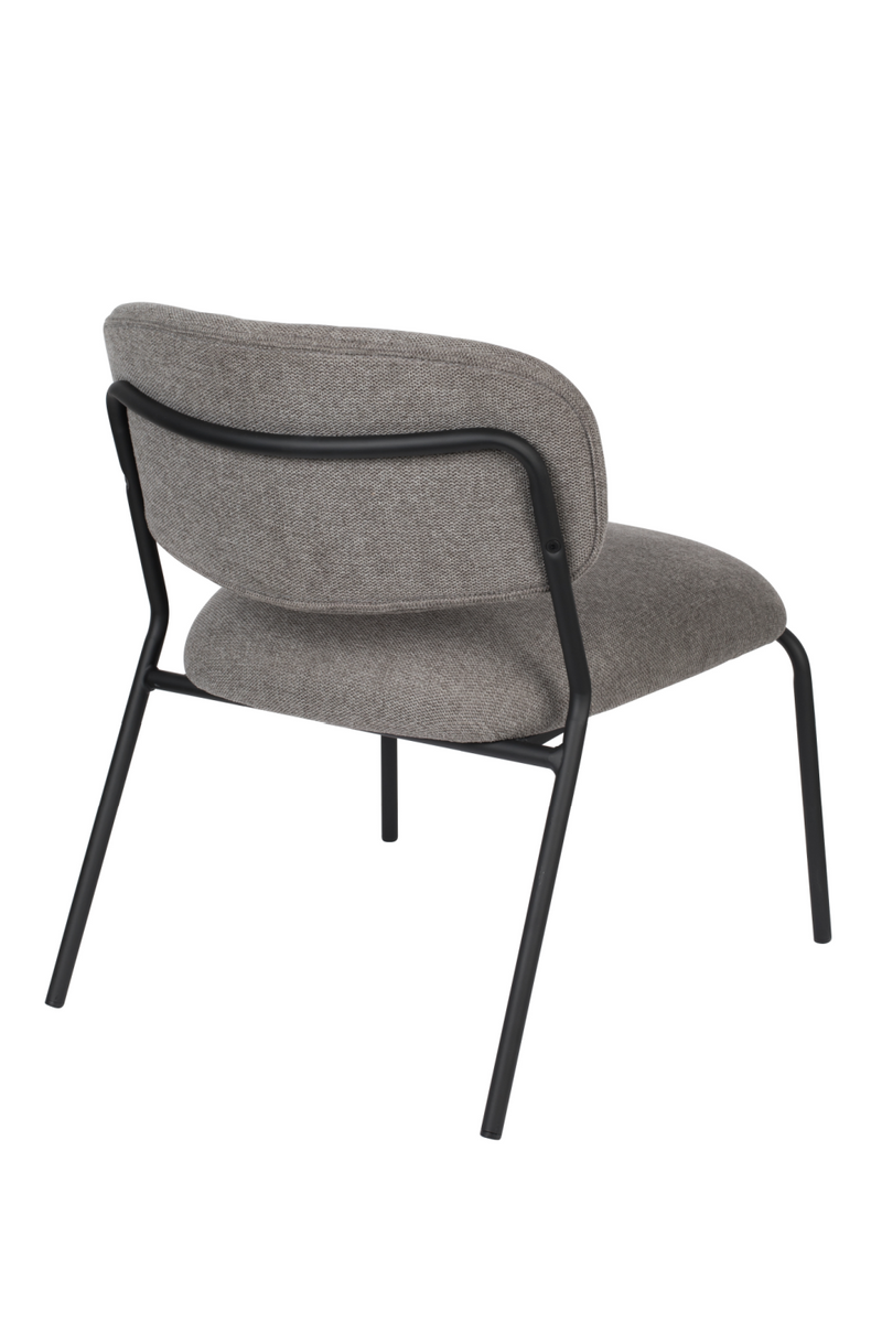 Black Framed Lounge Chairs (2) | DF Jolien | Oroatrade.com