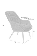 Fabric Upholstered Lounge Chair | DF Thomas | Oroatrade.com