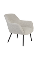 Beige Bouclé Lounge Chair | DF Dude | Oroatrade.com