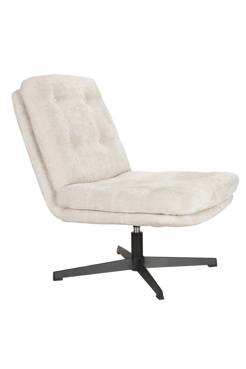 Grid-Tufted Swivel Lounge Chair | DF Kai | Oroatrade.com