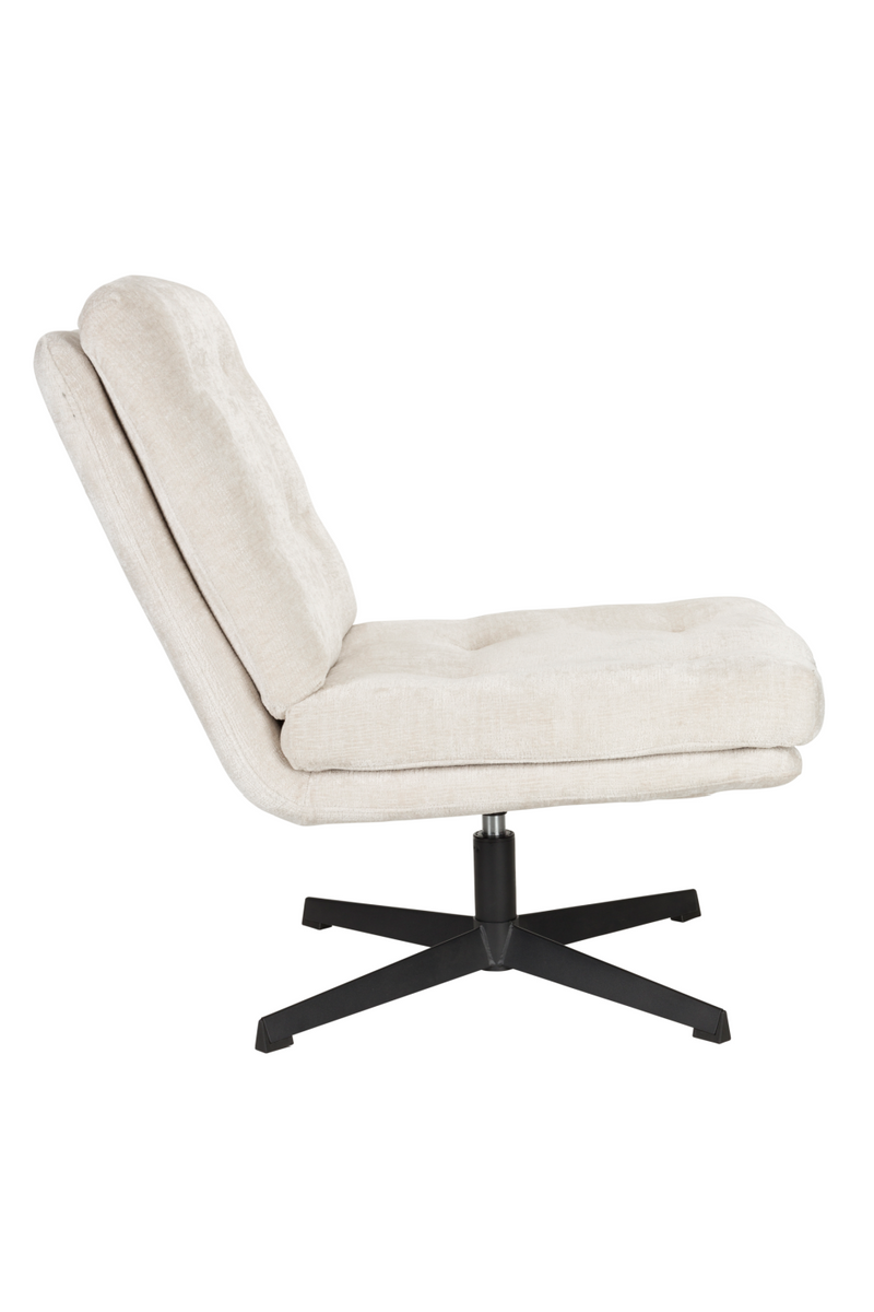 Grid-Tufted Swivel Lounge Chair | DF Kai | Oroatrade.com