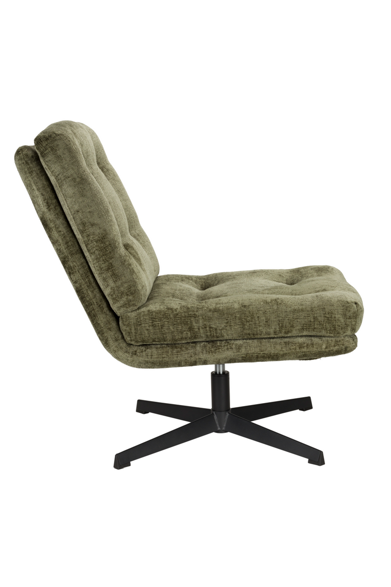 Grid-Tufted Swivel Lounge Chair | DF Kai | Oroatrade.com