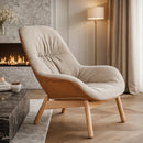 Beige Modern Lounge Chair | DF Duke