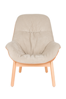 Beige Modern Lounge Chair | DF Duke