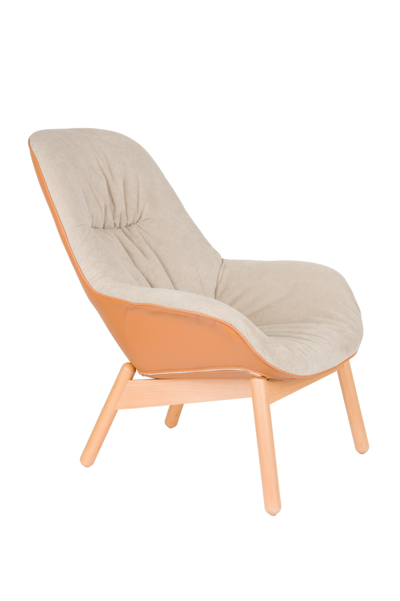 Beige Modern Lounge Chair | Zuiver Duke | Oroatrade.com