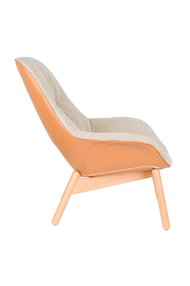 Beige Modern Lounge Chair | Zuiver Duke | Oroatrade.com