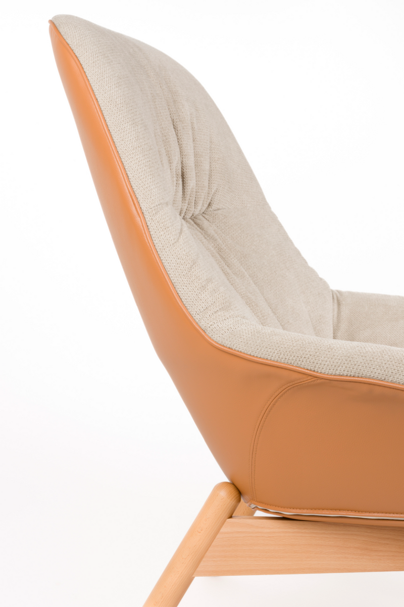 Beige Modern Lounge Chair | Zuiver Duke | Oroatrade.com