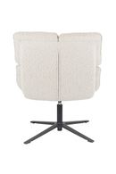 Channeled White Lounge Chair | DF Bros | Oroatrade.com