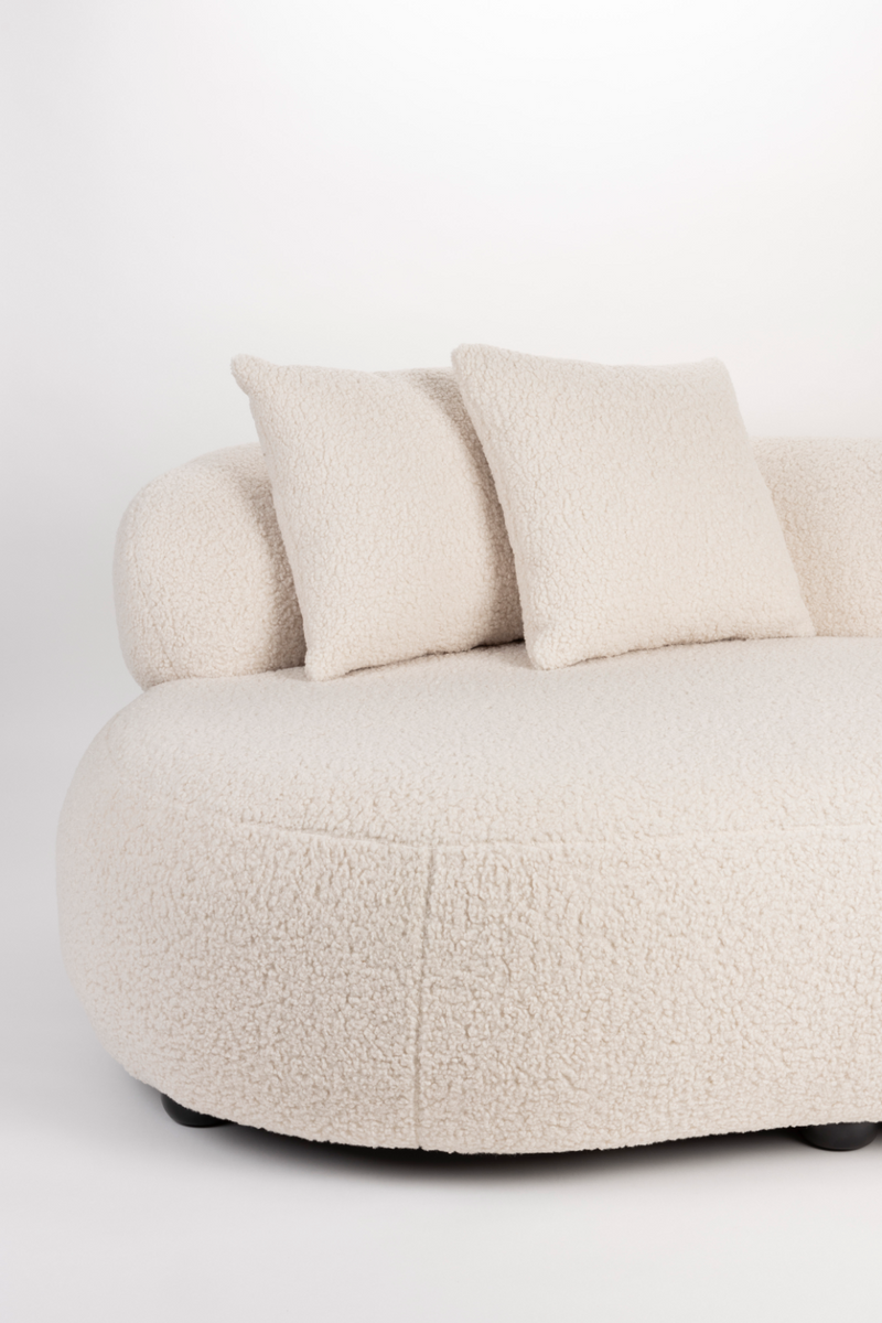 White Curved Sofa | DF Noxx | Oroatrade.com