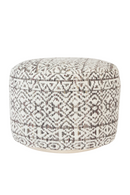 Printed Fabric Boho Pouf | DF Liv | Oroatrade.com