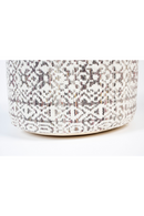Printed Fabric Boho Pouf | DF Liv | Oroatrade.com