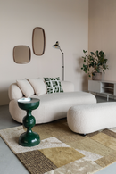 White Curved Hocker | DF Noxx | Oroatrade.com