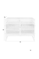 Green Metal Cabinet | DF Herbe | Oroatrade.com