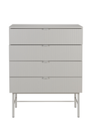 White 4-Drawer Cabinet | DF Cayo | Oroatrade.com
