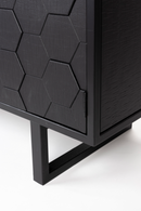 Hexagon Pattern Fir Wood Sideboard | DF Linc | Oroatrade.com