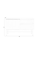 White Minimalist Sideboard | DF Cayo | Oroatrade.com