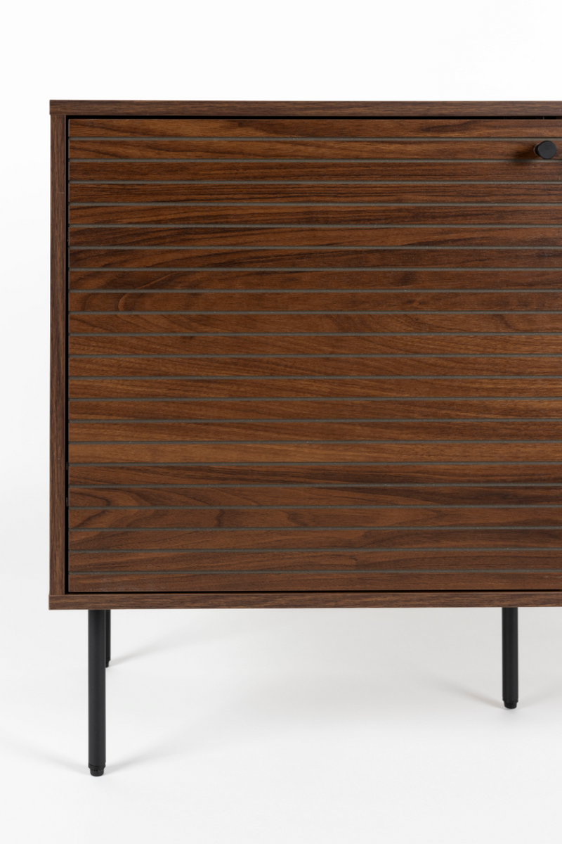 Brown Wooden Sideboard | DF Stripes | Oroatrade.com